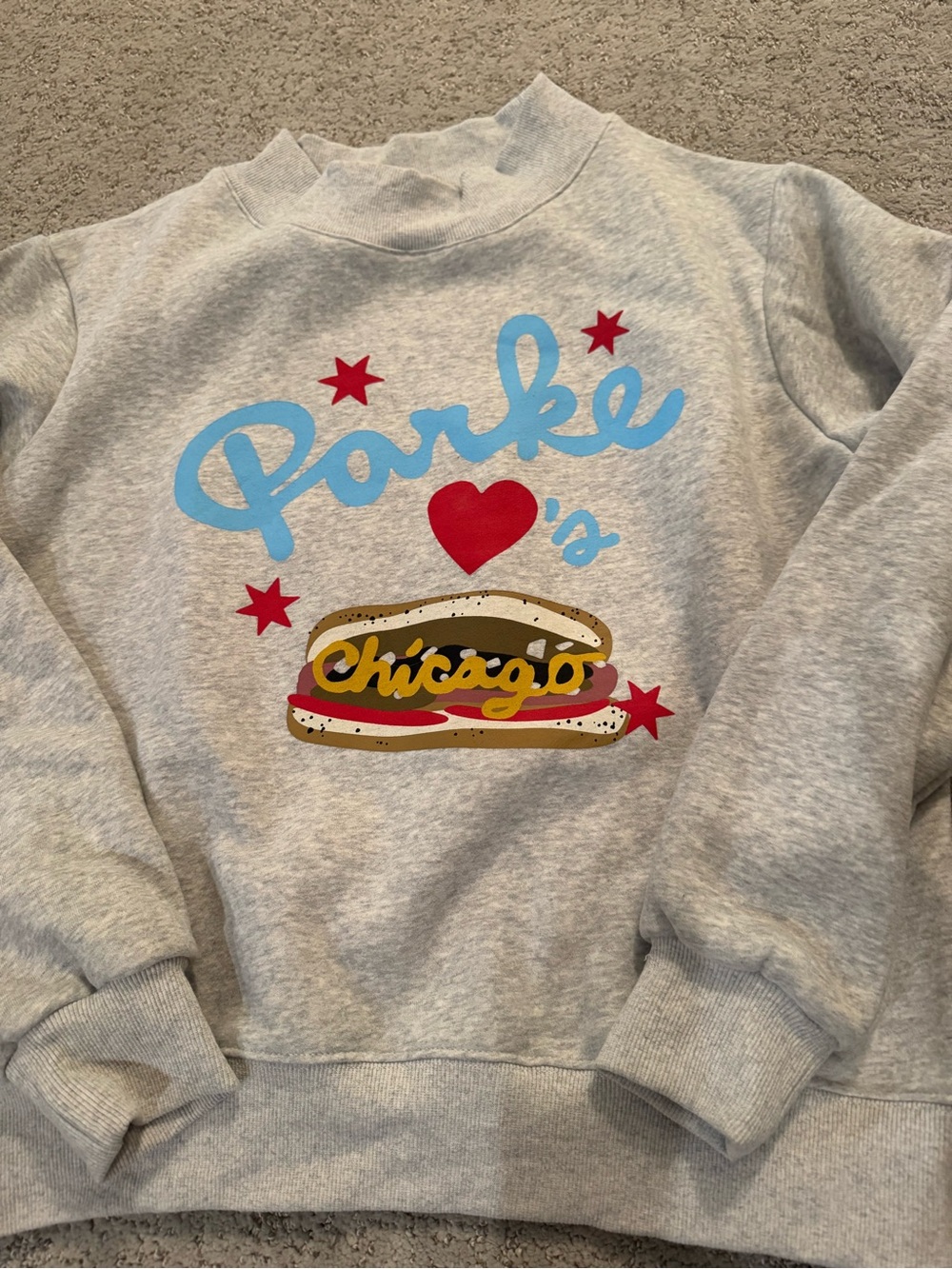 Parke  Light Gray chicago Crewneck